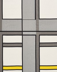 Design 103 Grey & Yellow by  Schumacher Fabric 