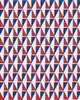 Schumacher Fabric DESIGN 107 RED & BLUE