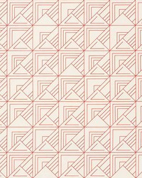 St. Marks Print Red by  Schumacher Fabric 