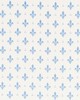 Schumacher Fabric FLEUR DE LIS BLUE
