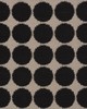 Schumacher Fabric FUZZ BLACK & NATURAL