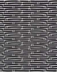 Dot Dash Black by  Schumacher Fabric 