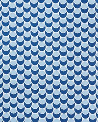 Buds Navy & Sky by  Schumacher Fabric 