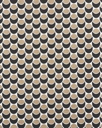 Buds Black & Sand by  Schumacher Fabric 
