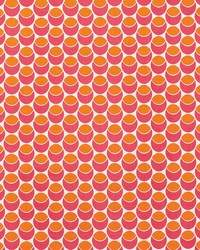 Buds Pink & Orange by  Schumacher Fabric 