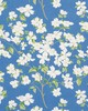 Schumacher Fabric BLOOMING BRANCH BLUE