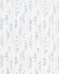 Taki Floral Porcelain by  Schumacher Fabric 