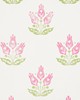 Schumacher Fabric JANE PINK & GREEN