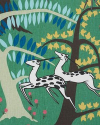 Antelopes Jade by  Schumacher Fabric 