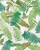 Schumacher Fabric FERNARIUM GREEN & IVORY