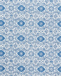 Montecito Floral Indigo by  Schumacher Fabric 