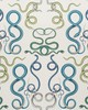 Schumacher Fabric GIOVE EMERALD & SAPPHIRE