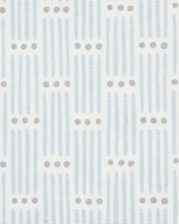 Dotted Stripe Sky by  Schumacher Fabric 