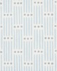 Schumacher Fabric DOTTED STRIPE SKY