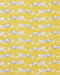 Leaping Leopards Yellow by   