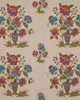 Schumacher Fabric Ashford Linen Mulberry and Natural