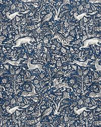 Kahns Park Navy by  Schumacher Fabric 