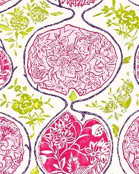 Katsugi Fuchsia  Chartreuse by  Schumacher Fabric 