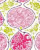 Schumacher Fabric KATSUGI FUCHSIA & CHARTREUSE