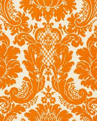 Harmon Manor Ii Tangerine by  Schumacher Fabric 