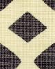 Schumacher Fabric IMPERIAL TRELLIS PARCHMENT/MIDNIGHT