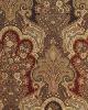 Schumacher Fabric NEW CASTLE PAISLEY CRANBERRY