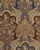 Schumacher Fabric NEW CASTLE PAISLEY INDIGO