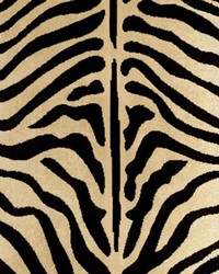 Zebre Epingle Black/ecru by  Schumacher Fabric 