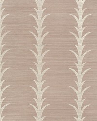 Acanthus Stripe Haze by  Schumacher Wallpaper 