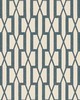 Schumacher Wallpaper BELVEDERE PEACOCK BLUE