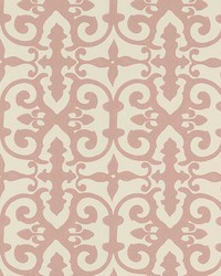 Ferne Park Pink by  Schumacher Wallpaper 
