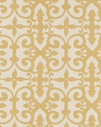 Ferne Park Straw by  Schumacher Wallpaper 