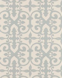 Ferne Park Orpington Blue by  Schumacher Wallpaper 