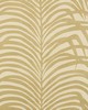 Schumacher Wallpaper ZEBRA PALM SISAL GOLD ON IVORY