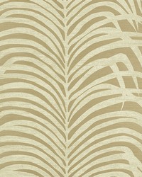 Zebra Palm Sisal Sage by  Schumacher Wallpaper 