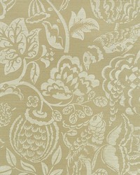 Uccello Sisal Sage by  Schumacher Wallpaper 