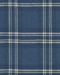 Check Rustique Atlantic Blue by  Schumacher Fabric 
