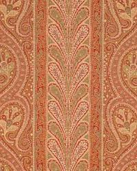 Chatelaine Paisley Red Moss by  Schumacher Fabric 