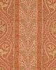 Schumacher Fabric CHATELAINE PAISLEY RED/MOSS