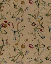 Vanessa Embroidery Chamois Multi by  Schumacher Fabric 