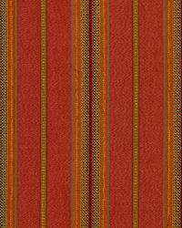 Sinclair Chenille Stripe Rouge by  Schumacher Fabric 