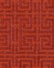 Schumacher Fabric CHINOIS FRET OXBLOOD / LACQUER