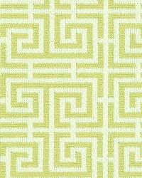 Chinois Fret Celadon   Ivory by  Schumacher Fabric 