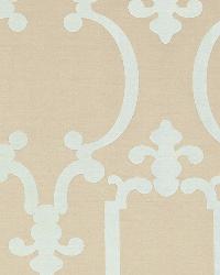 Ornamental Silk Silvered Aqua by  Schumacher Fabric 