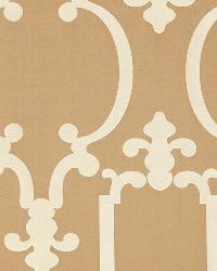 Ornamental Silk Taupe by  Schumacher Fabric 