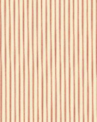 Wellfleet Ticking Regatta Red by  Schumacher Fabric 