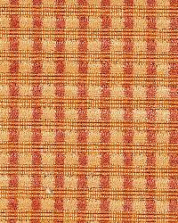 Trianon Velvet Check Terracotta by  Schumacher Fabric 