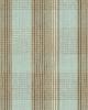 Schumacher Fabric AVON GINGHAM PLAID MOCHA/AQUA