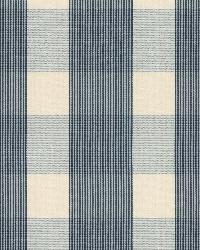 Avon Gingham Plaid Indigo Sky by  Schumacher Fabric 