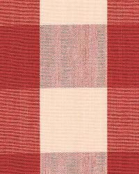 Camden Cotton Check Red by  Schumacher Fabric 